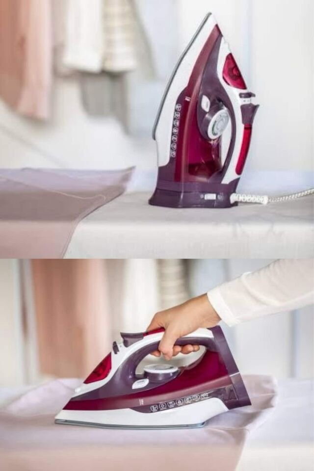 Buharlı Kablolu Ütü 2200 Watt Kireçlenme Önleyici Şok Buharlı