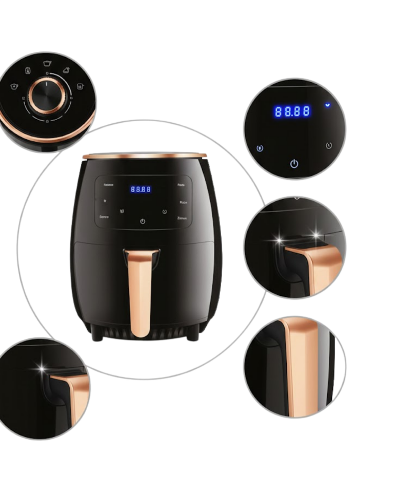 Büyük Kapasiteli Air Fryer Aile Boyu Pişirme ve Kolay Temizlik
