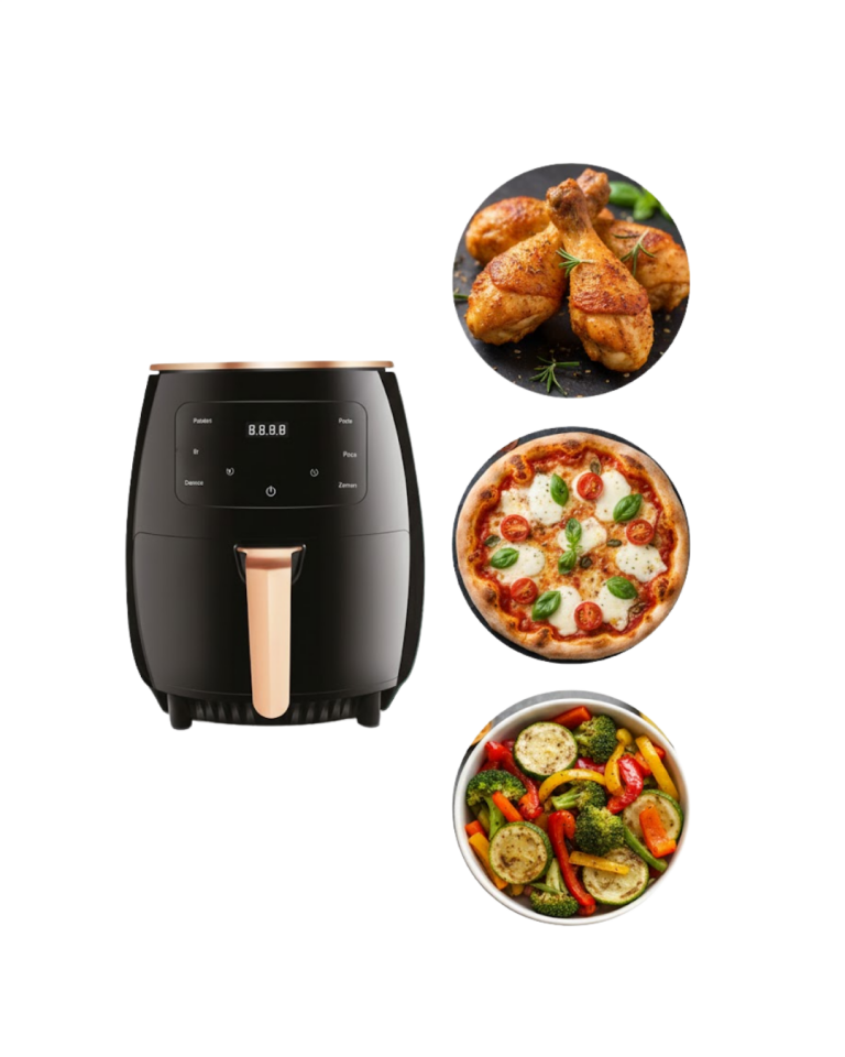 Dijital Dokunmatik Air Fryer 2400 Watt Güç ve Çok Fonksiyonlu Kullanım