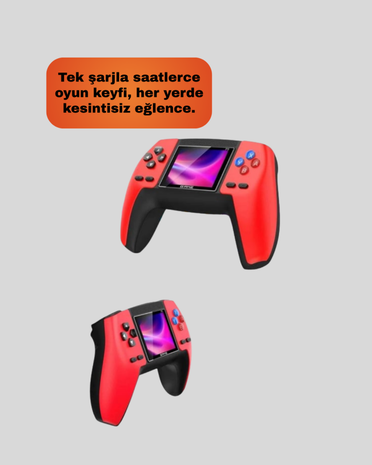 520 Klasik Oyunlu P5 Retro Elde Taşınabilir Konsol