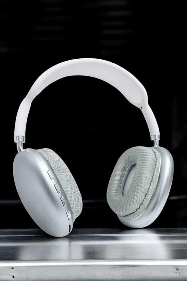 P9 Plus Kablosuz Kulak Üstü Bluetooth Kulaklık Beyaz Mikrofonlu Kulaküstü Kablosuz Kulaklık