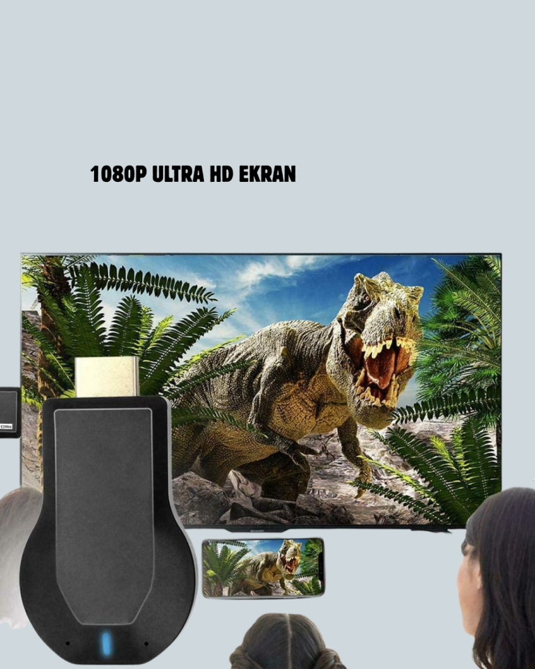 Kompakt HDMI Kablosuz Dongle – 1080p Görüntü ve Plug‑and‑Play Kurulum