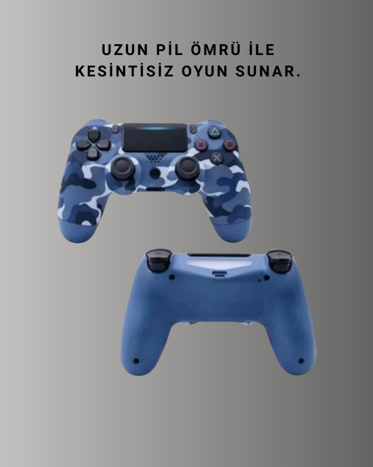 Ergonomik Tasarımlı Oyun Kolu – Hassas Tetikler ve Analog Stickler