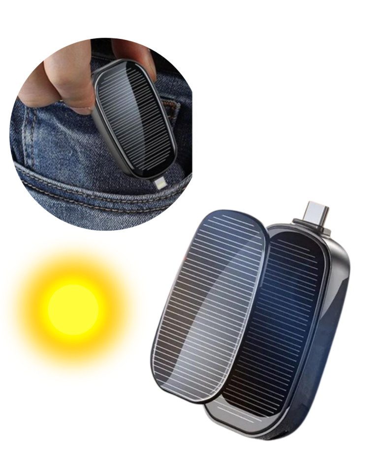 Taşınabilir Solar Powerbank 1200mAh Outdoor Kullanım