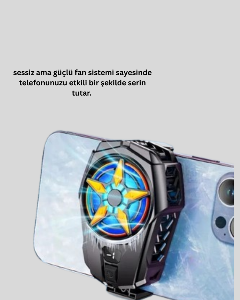 Evrensel Uyumlu Type-C Şarjlı Cep Telefonu Radyatörü