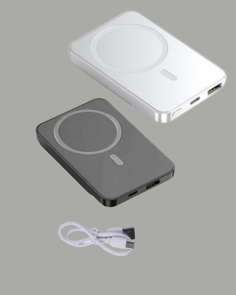 Gerçek Zamanlı Güç Göstergeli Manyetik USB-C Taşınabilir Powerbank