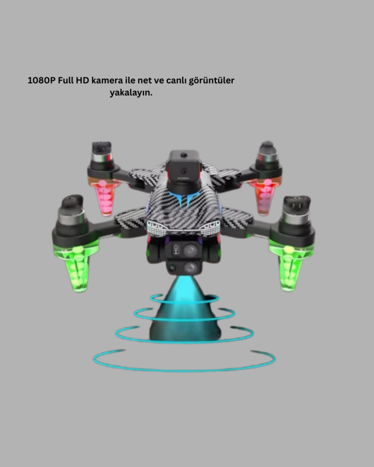 Katlanabilir Drone 1080P Kamera Full HD Çekim Hafif ve Taşınabilir