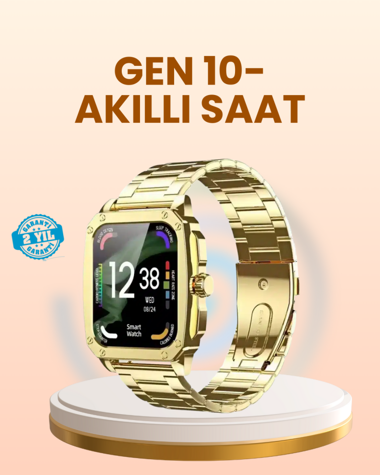 Akıllı Saat Bluetooth Çağrı ve Bildirim Kontrol Sağlık Takipli