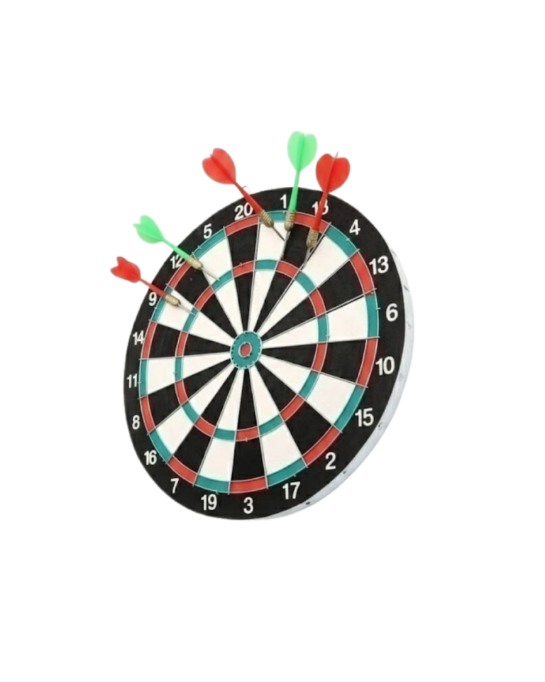 17 İnç Dart Tahtası Şık Tasarım Dayanıklı Yapı ve Dart Oku Hediyeli