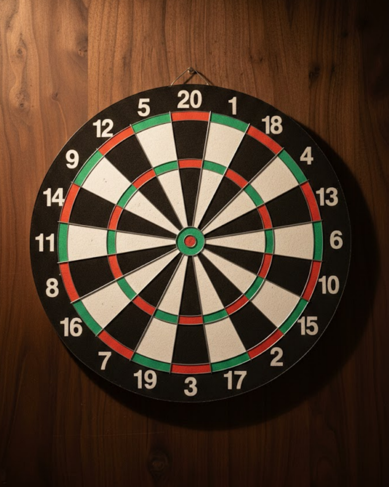 15 İnç Dart Tahtası Seti Dayanıklı Yapı 4 Metal Dart Oku
