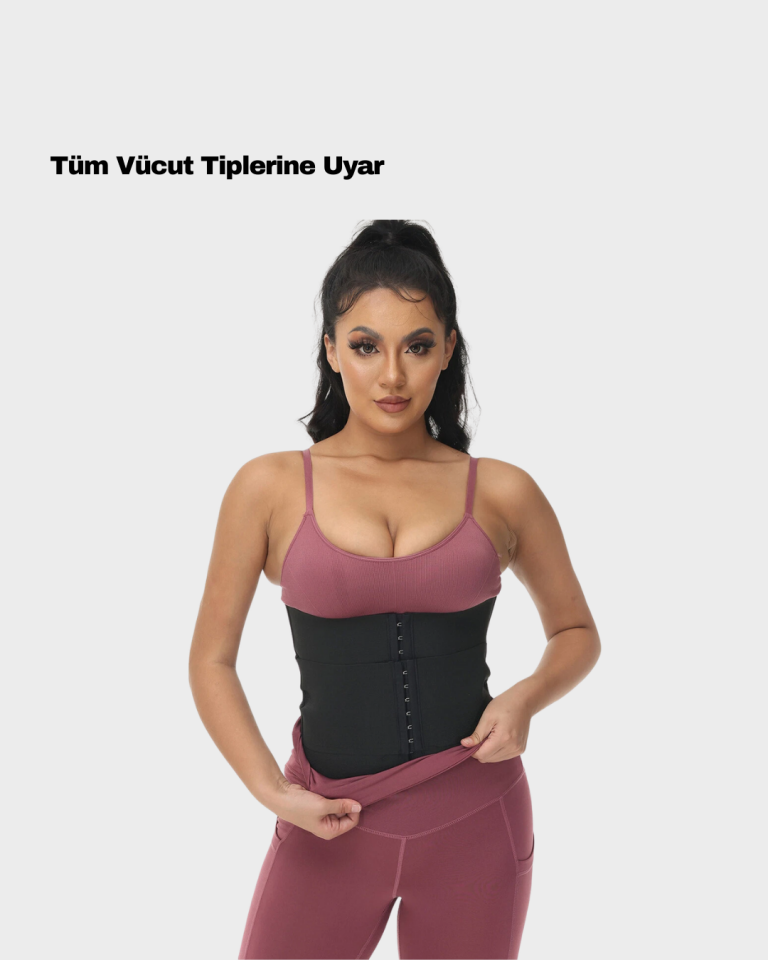 Vücut Şekillendirici Bel Sargısı Kaymaz Esnek Tasarım