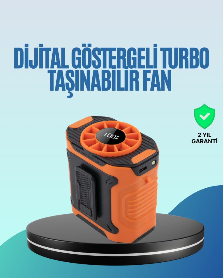 Taşınabilir Çok Fonksiyonlu Soğutma Fanı
