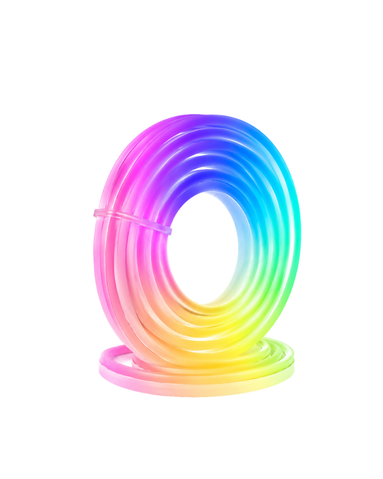 16 Milyon Renk RGB Neon Şerit Led İç ve Dış Mekan Dekor Işığı