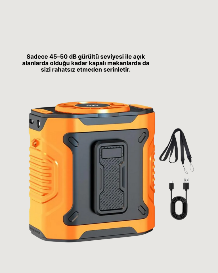 5000mAh Şarjlı Soğutma Fanı Taşınabilir