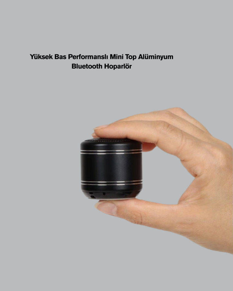 Taşınabilir Silindir Tasarım Bluetooth 5.0 Hoparlör Yüksek Bas Performanslı