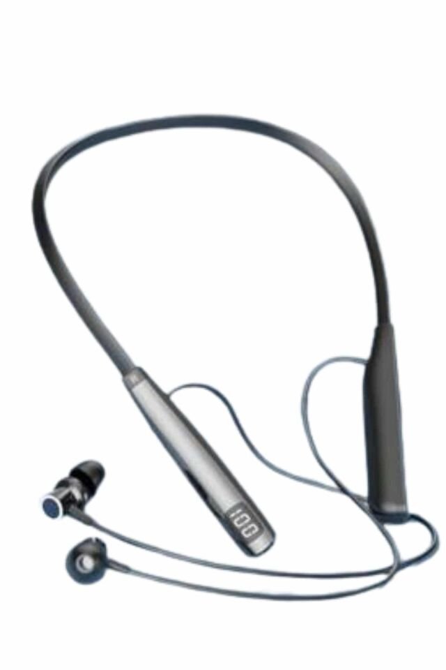 Boyun Askılı 100 Saat Kablosuz Kulaklık Göstergeli Bluetooth Kulaklık