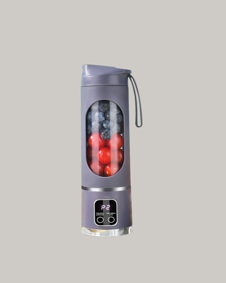 Tip-C Şarjlı 12 Bıçaklı Blender – Taşınabilir Şarjlı Meyve Sıkacağı