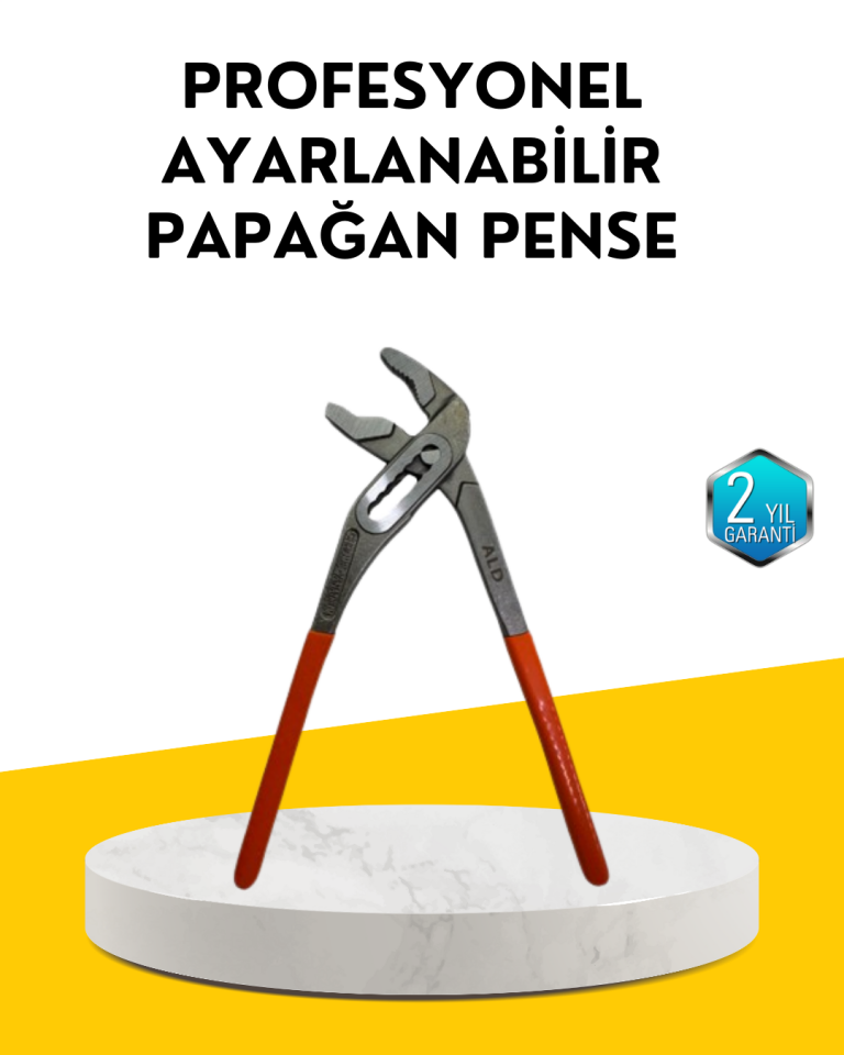 Profesyonel Ayarlı Pense Kurbağacık Ağzı Geniş Açılım