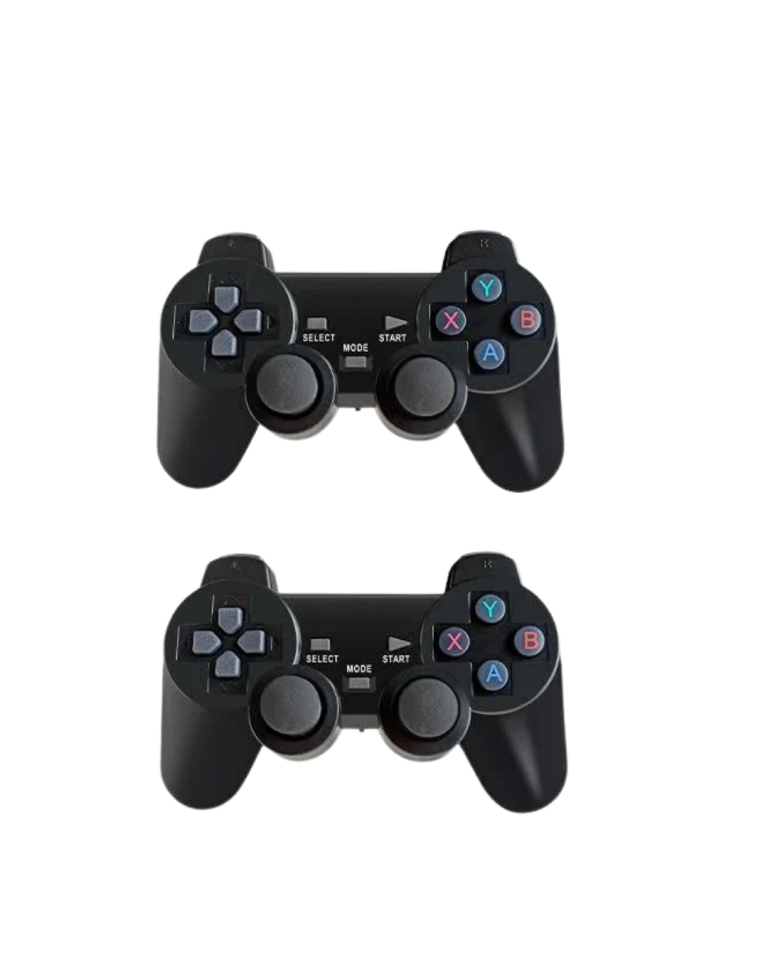 Kablosuz Gamepad Denetleyici Çift Sistem Retro Oyun Konsolu HDMI Uyumlu HD Çıkışlı