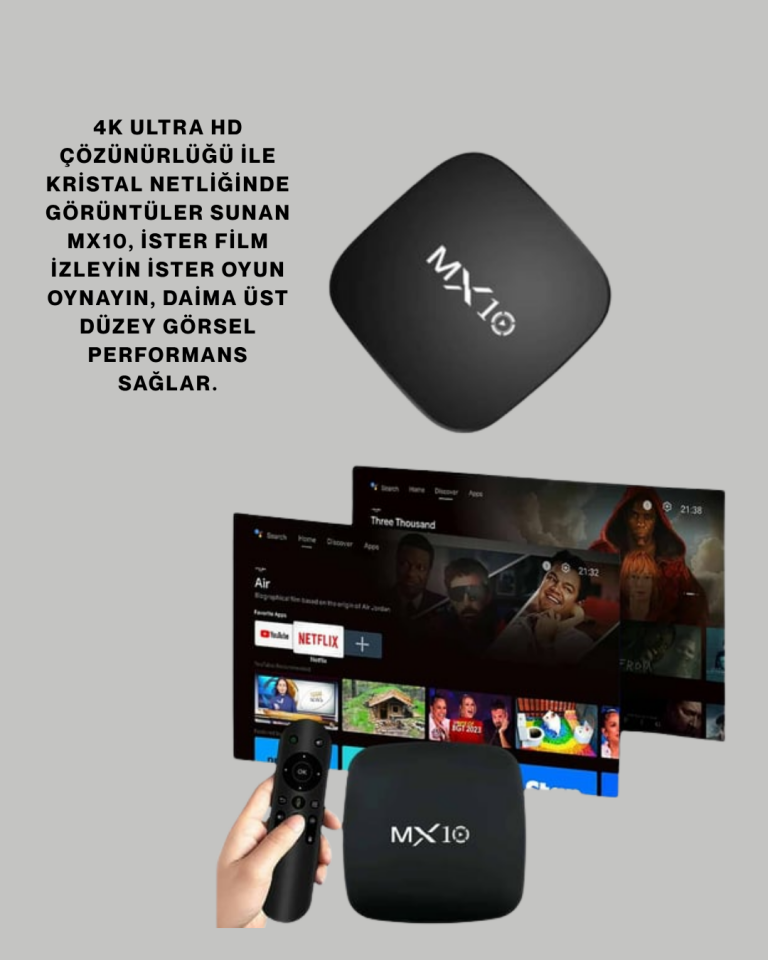 Android Tabanlı Akıllı Medya Oynatıcı – 4 Çekirdekli İşlemci, Ekran Yansıtmalı