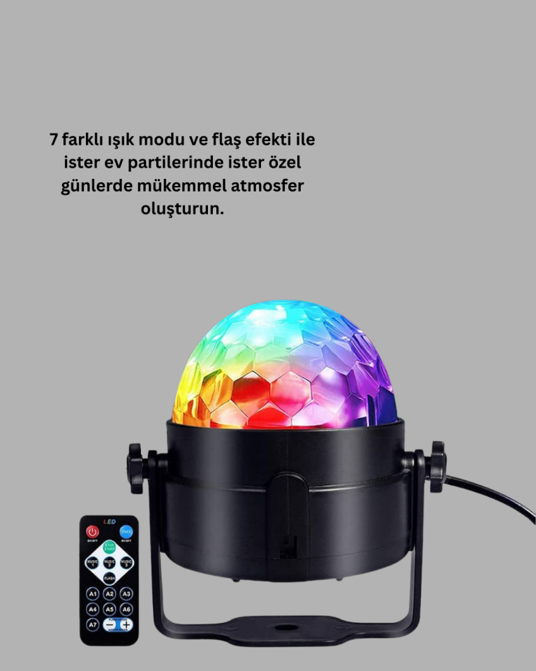 LED Disko Topu Sahne Parti Aydınlatma