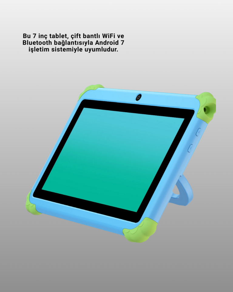 HD Ekranlı 7 İnç Tablet WiFi ve Bluetooth Bağlantılı