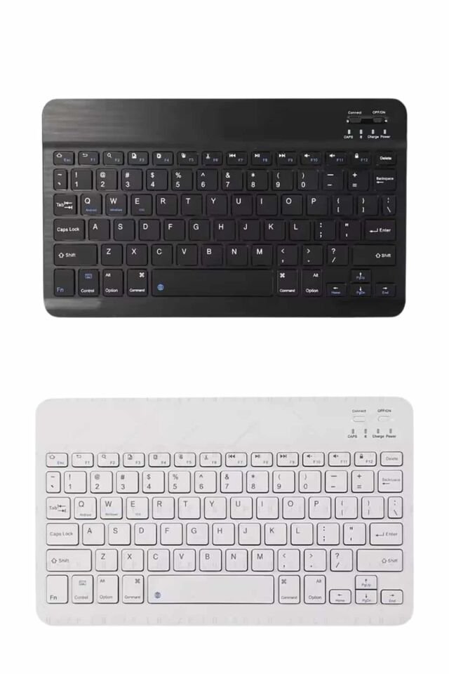Uyumlu Kablosuz Bluetooth Şarj Edilebilir Mini Q Klavye