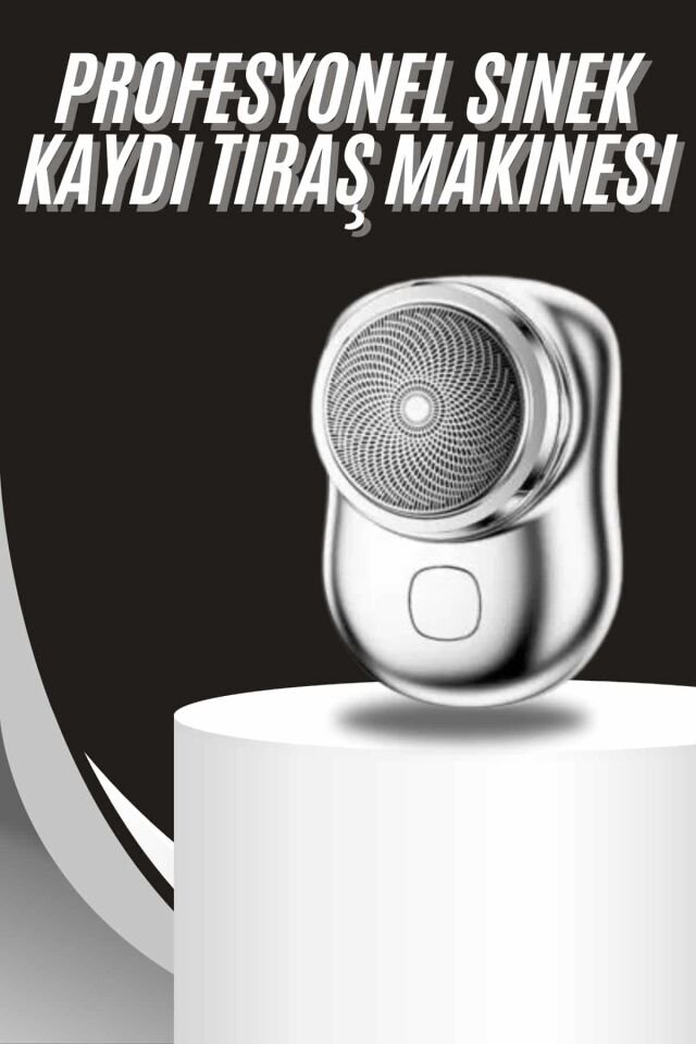 Kablosuz Tıraş Makinesi Günlük Hızlı Taşınabilir Şarjlı Yuvarlak Paslanmaz Çelik