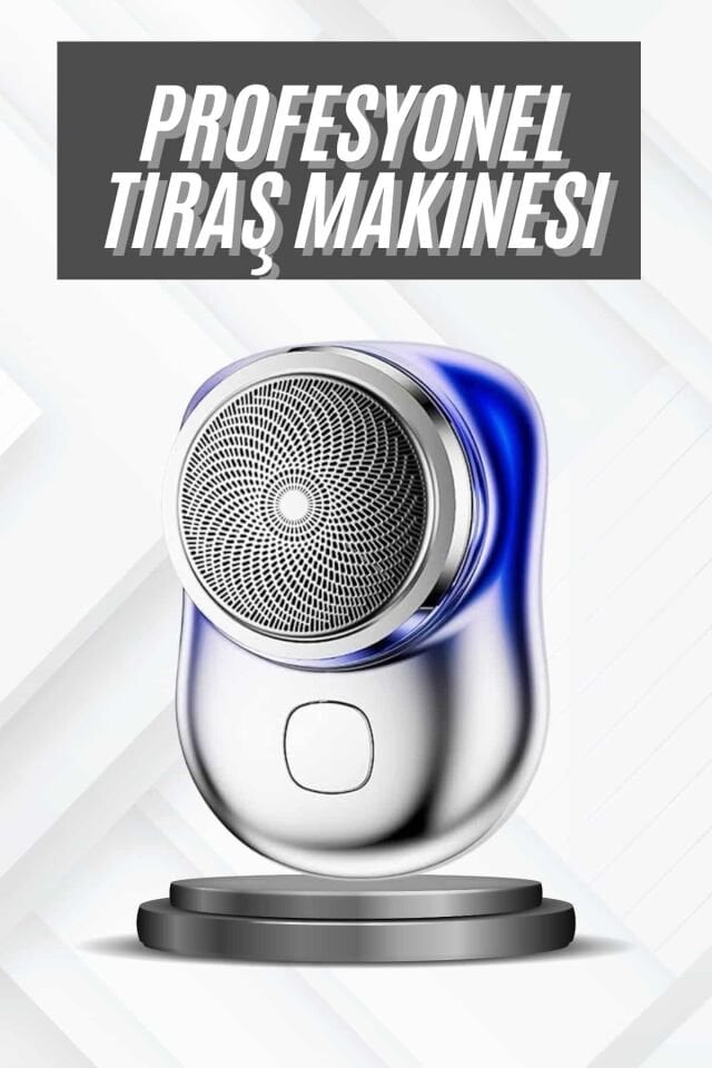 Elektrikli Mini Tıraş Makinesi,Taşınabilir USB Şarjlı Kablosuz Tıraş Makinesi