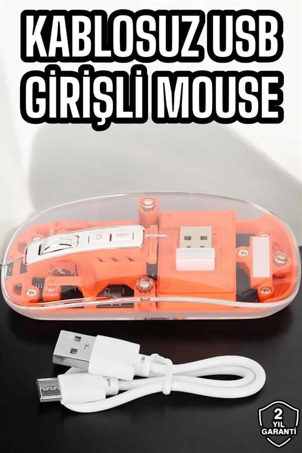Fare Mouse Çift Modlu Kablosuz Bağlantılı 2.4GHz Destekli