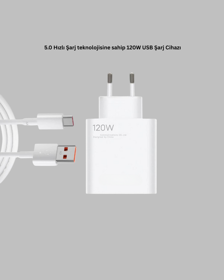 120 Watt Type C Hızlı Şarj Cihazı Oppo Reno 4 5 6 Uyumlu