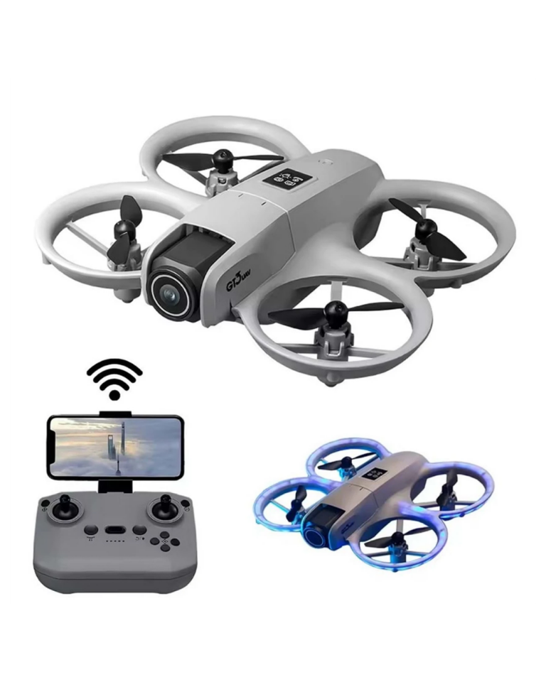 Işıklı Mini Drone Çift Batarya ve Yedek Pervane Setli