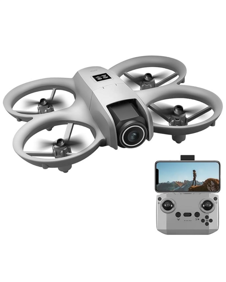 Işıklı Mini Drone Çift Batarya ve Yedek Pervane Setli