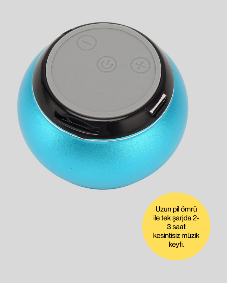 Taşınabilir Mini Bluetooth Hoparlör 9m Menzil Dahili Mikrofon
