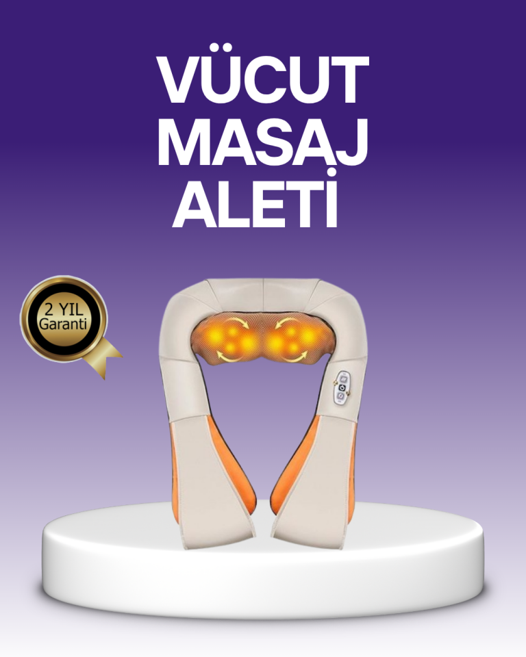 Ovmalı Boyun ve Sırt Masaj Cihazı