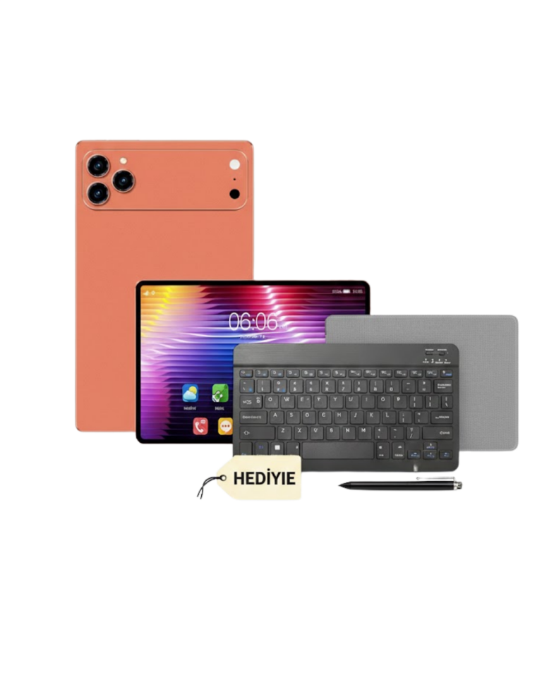 Dokunmatik Android Tablet Klavyeli Kalemli Kılıflı Set