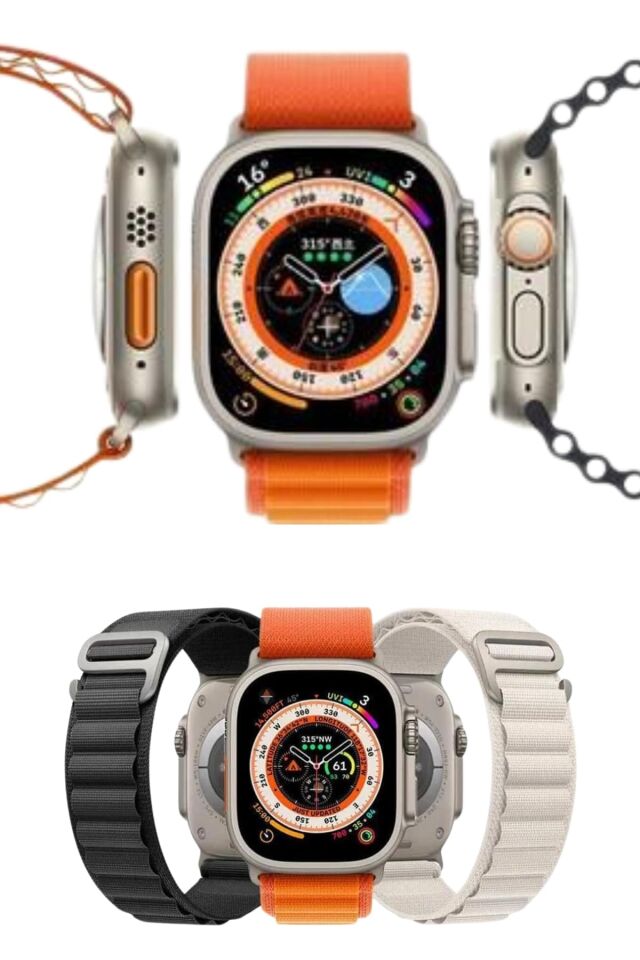 Yeni Nesil Akıllı Saat Çok Yönlü Titreşimli 49 MM Android ve İOS Uyumlu