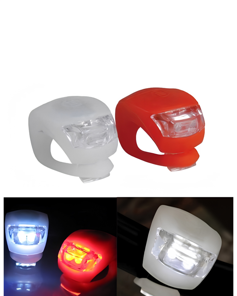Bisiklet Emniyet Lambası 2li Set Güçlü LED Çakar Işık