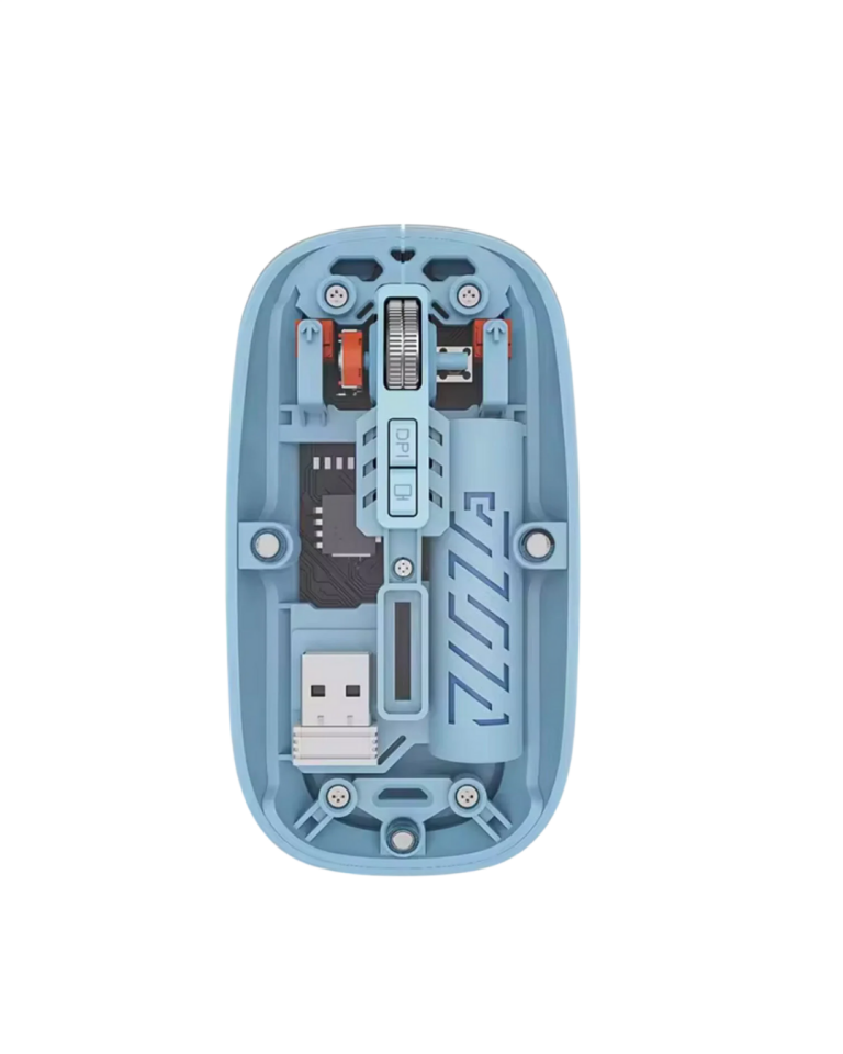 Ofis ve Günlük Kullanım İçin Mavi Bluetooth Kablosuz Mouse