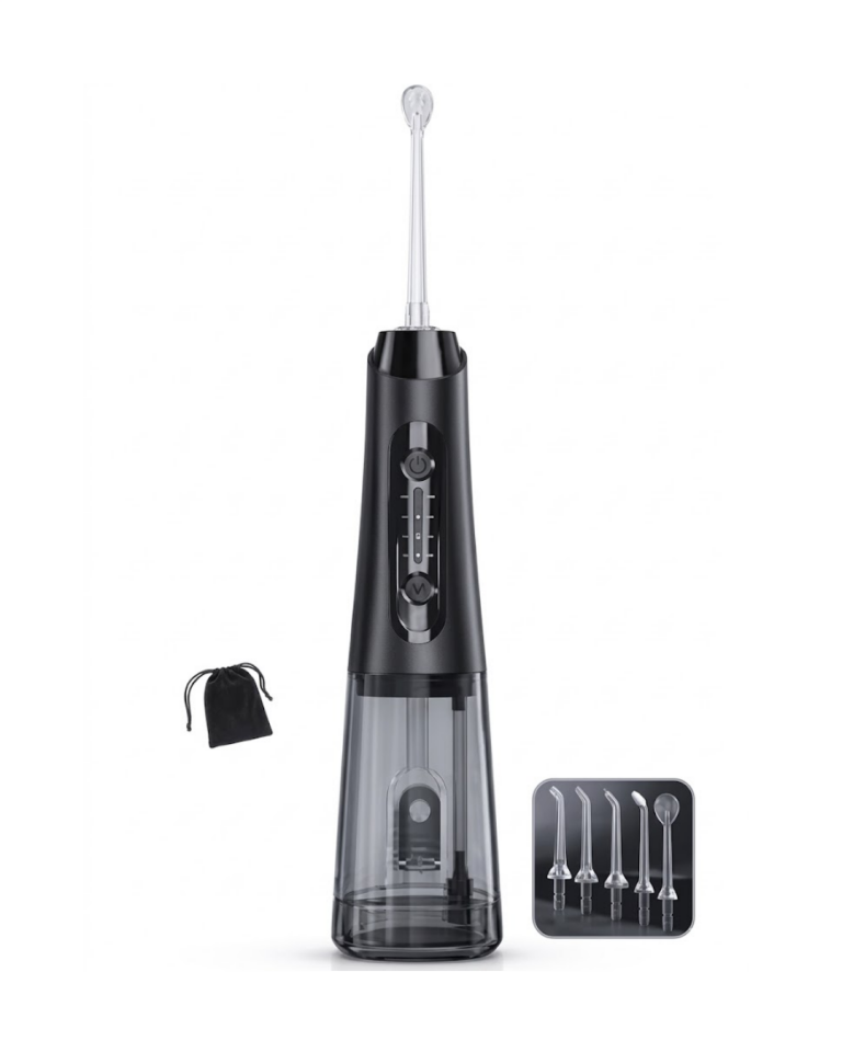 Şarjlı Ağız Duşu 20-140 PSI Ayarlanabilir Basınç 5 Başlıklı Temizlik