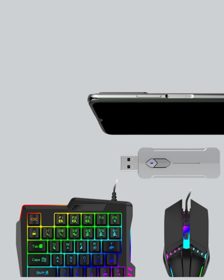 Bluetooth 5.3 Mobil Oyun Klavye Mouse Seti | FPS ve Battle Royale İçin