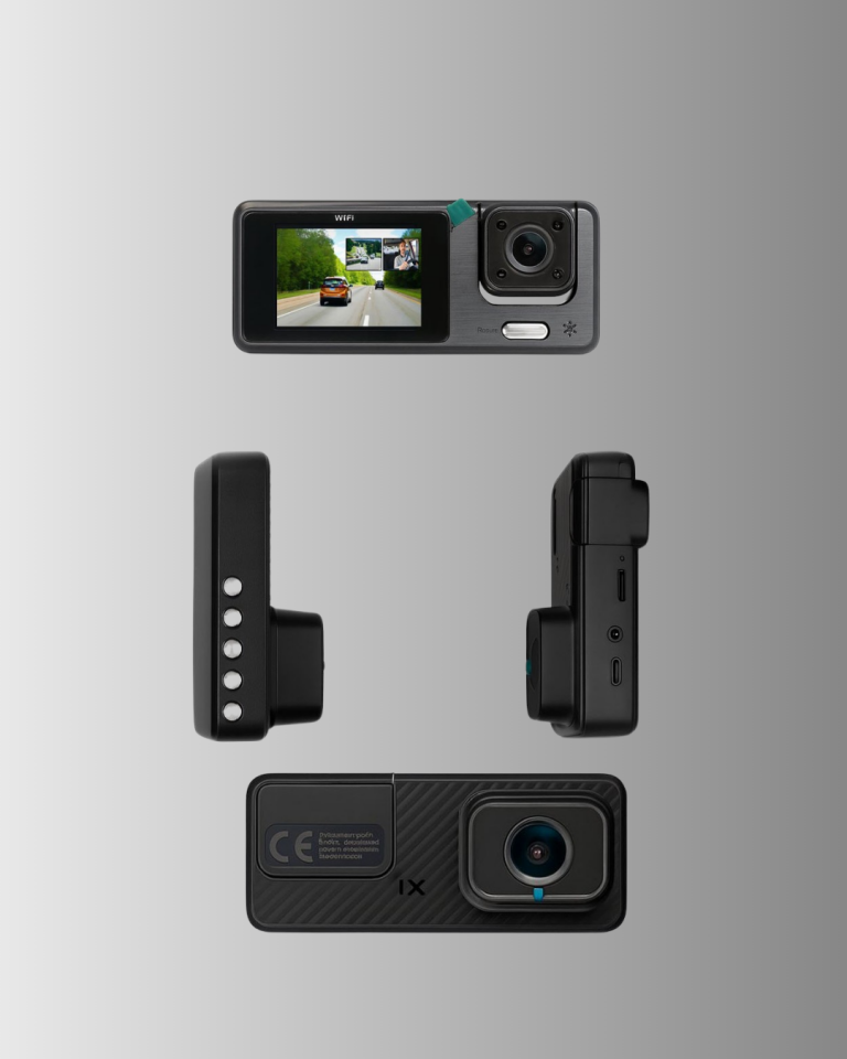 Çok Açılı Araç İçi DVR | Ön İç Arka Kamera, Döngü Video Kaydı