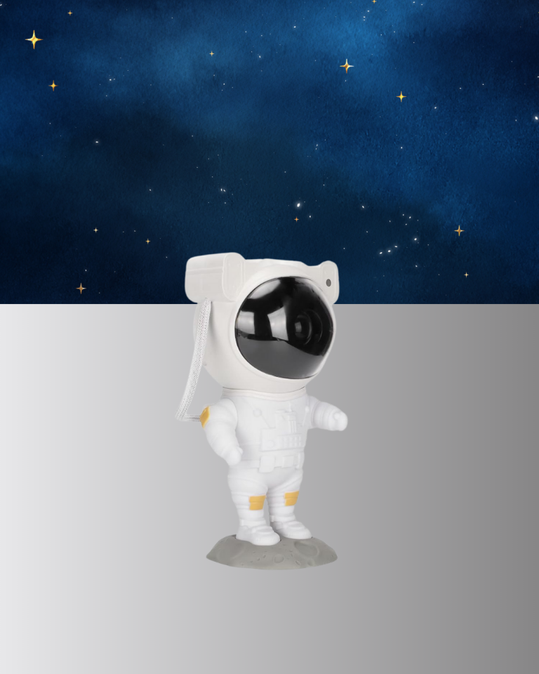 8 Efektli Astronot Galaxy Projektör Uzaktan Kumandalı LED Gece Lambası