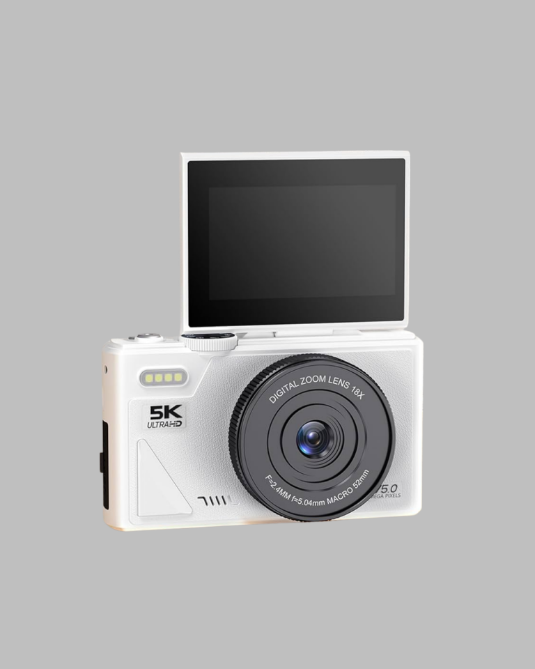 WiFi Bağlantılı 5K Ultra HD Dijital Kamera 75MP Otofokus