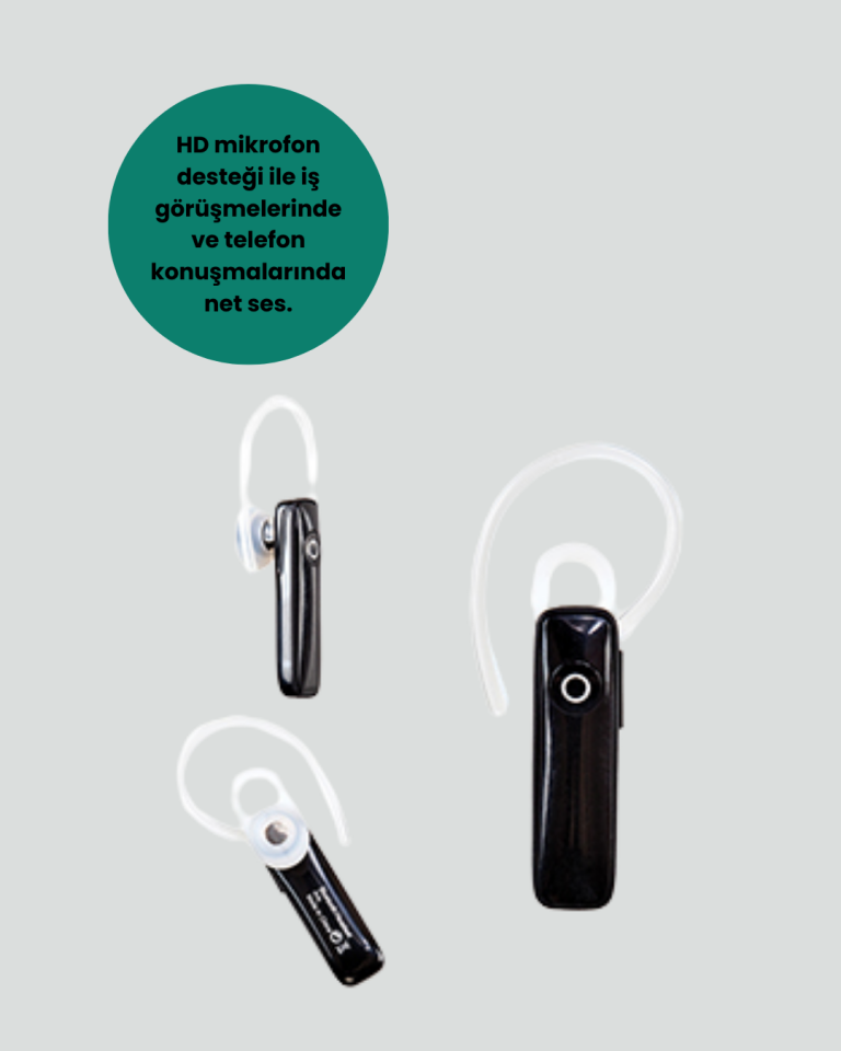 Bluetooth 4.1 Kablosuz Tekli Kulaklık | Mini ve Hafif Tasarım