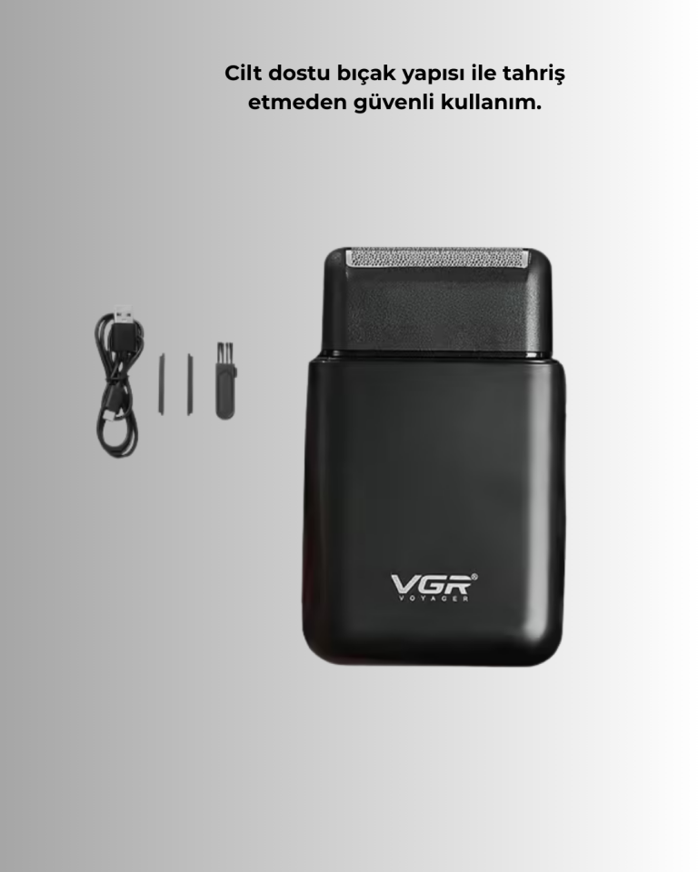 USB Şarjlı Erkek Tıraş Makinesi | Cilt Dostu ve Kompakt Tasarım