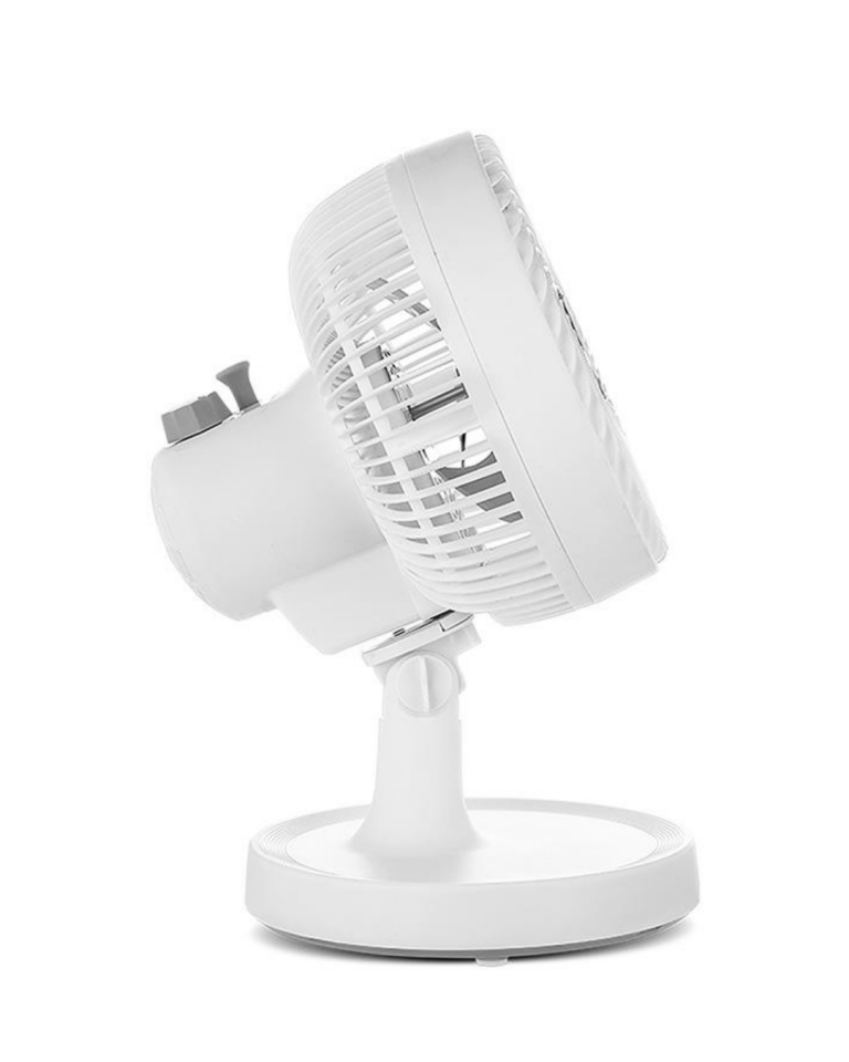 Sessiz Çalışan Mini Masaüstü Fan 2 Kademeli Otomatik Salınımlı