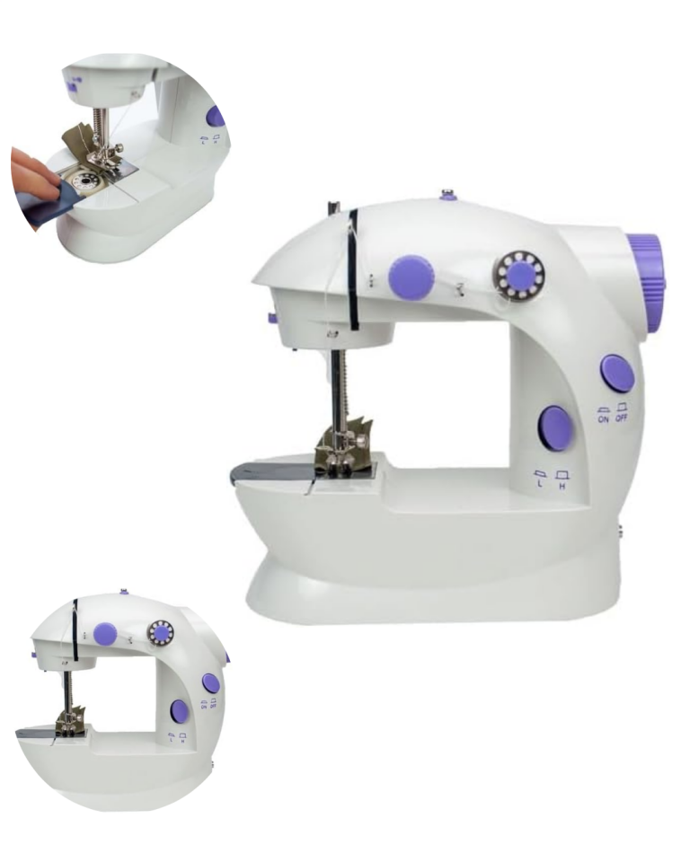 Ev Tipi Mini Dikiş Makinesi Ayarlanabilir Hız ve Işıklı