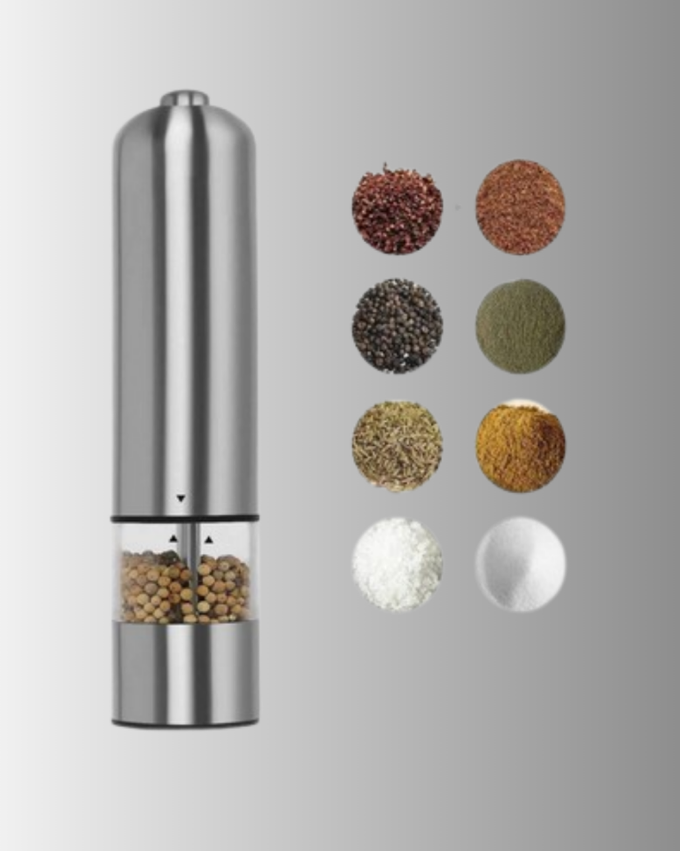 Pilli Baharat Değirmeni Karabiber Tuz ve Baharat Öğütücü