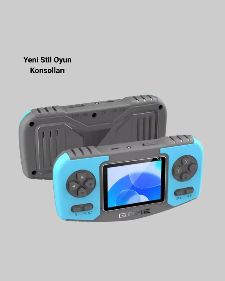 Taşınabilir Mini Video Oyun Konsolu Ergonomik Tasarım